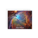 Orion Nebula Space Galaxy Post Card