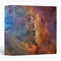 Orion Nebula Space Galaxy Vinyl Binder