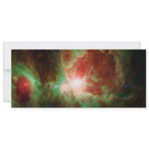 Orion Nebula Taken By The Spitzer Telescope Invite