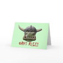 Orks Rule! Greeting Card