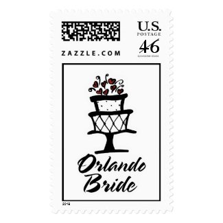 Orlando Bride Cake stamp