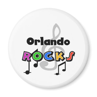 Orlando Rocks Magnet by USAcities