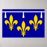 Orleanais, France flag Poster