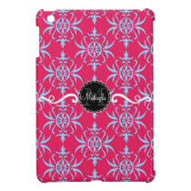 Orlee Pink & Blue - Custom Monogram iPad Mini Case ipad mini cases
