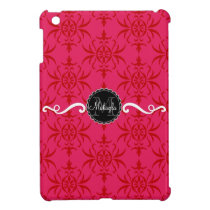 Orlee Pink & Red - Custom Monogram iPad Mini Case ipad mini cases