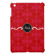 Orlee Red & Pink - Custom Monogram iPad Mini Case ipad mini cases
