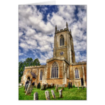 Orlingbury church HDR art card cards
