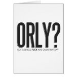 ORLY? Not A Single F Was Given Cards