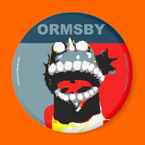 Ormsby Campaign Magnet Round