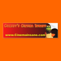 Ormsby's Cinema Insane Bumper Sticker bumper stickers