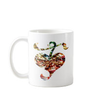 Ornament 17 - Cosmic Healing Red Sparkles mugs by doonagiri Ornament 17 - Cosmic Healing Red Sparkles mugs