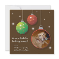 Ornament balls Christmas holiday greeting card invitations by FidesDesign Ornament balls Christmas holiday greeting card invitations
