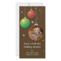 Ornament Christmas holiday custom greeting card photocard