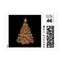 Ornament Christmas Holiday Tree postage by TDSwhite Ornament Christmas Holiday Tree postage