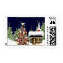 Ornament Christmas Holiday Tree Postage Stamps