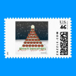 Ornament Christmas Tree Postage Stamps stamps