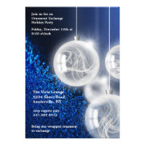 Ornament Exchange Holiday Party Invitation at Zazzle