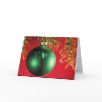 ornament in snow cards