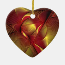 Ornament of Red & Gold ornaments