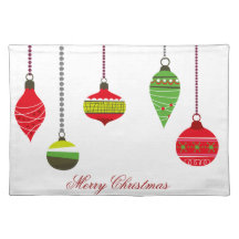 ornament place mats