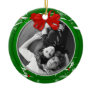 Ornament Red Green Holly Ribbon 1st Christma Ornament Red Green Holly Ribbon 1st Christma