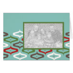 ornament retro photo template cards