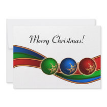 Ornament Ribbon Christmas Photo Card invitations by PheteFirst Ornament Ribbon Christmas Photo Card invitations