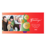 Ornament Tree Wishes: Red photo cards