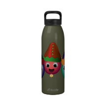 Ornament Trio - Singing Elves Christmas Drinking Bottle