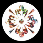 Ornament V131  - Sparkling Red series stickers