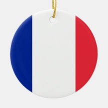Ornament with flag of France