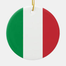 Ornament with flag of Italy