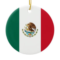 Ornament with flag of Mexico