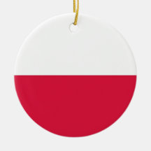Ornament with flag of Poland