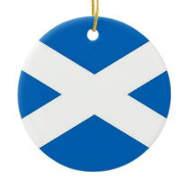 Ornament with flag of Scotland
