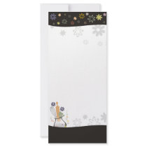 ornamental baker baking vase marketing rack card rack cards