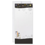 ornamental baker baking vase marketing rack card