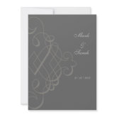 Ornamental Calligraphy Chalkboard Invitation invitation