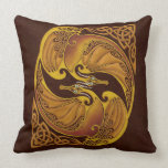 Ornamental Celtic Dragons Pillows