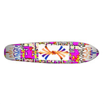 Ornamental Designs - Gem of Skates skateboards by doonagiri Ornamental Designs - Gem of Skates skateboards
