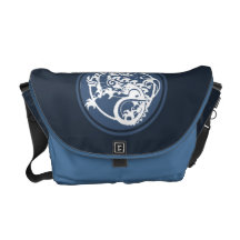 Ornamental Dragon Messenger Bags