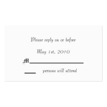 Ornamental Garden (light blue) Enclosure Card Business Card