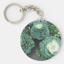 ornamental kale key chain