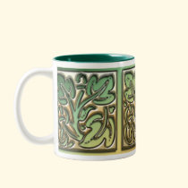 Ornamental Leaves mugs by Felidae52 Ornamental Leaves mugs