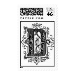 Ornamental Monogram 'D' - Stamp