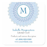 Ornamental Monogram Promotional Sticker