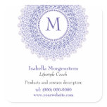 Ornamental Monogram Promotional Sticker