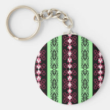 Ornamental Stripe Key Chain