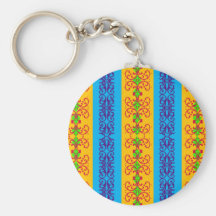 Ornamental Stripe Key Chains