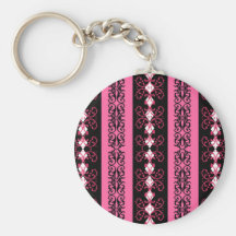 Ornamental Stripe Keychain